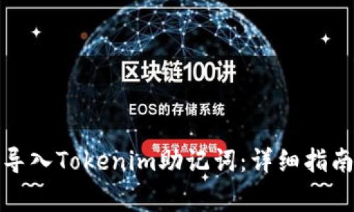 如何安全地导入Tokenim助记词:详细指南与注意事项