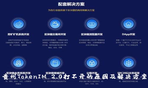 贵州TokenIM 2.0打不开的原因及解决方案