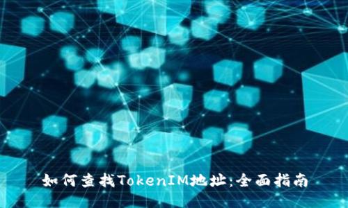 如何查找TokenIM地址:全面指南