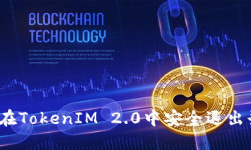 如何在TokenIM 2.0中安全退出登录？