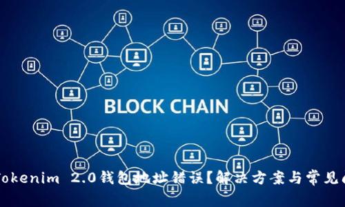 为什么Tokenim 2.0钱包地址错误？解决方案与常见问题解析