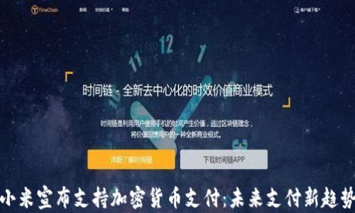 
小米宣布支持加密货币支付：未来支付新趋势