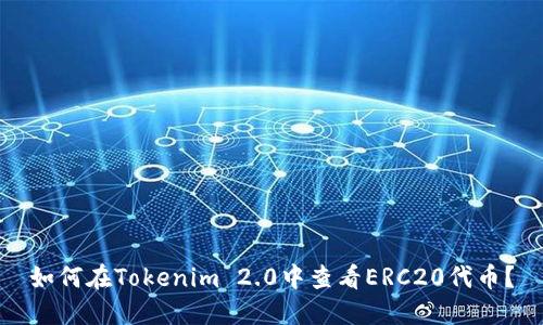 如何在Tokenim 2.0中查看ERC20代币？
