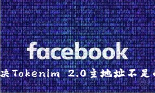 如何解决Tokenim 2.0主地址不足的问题？